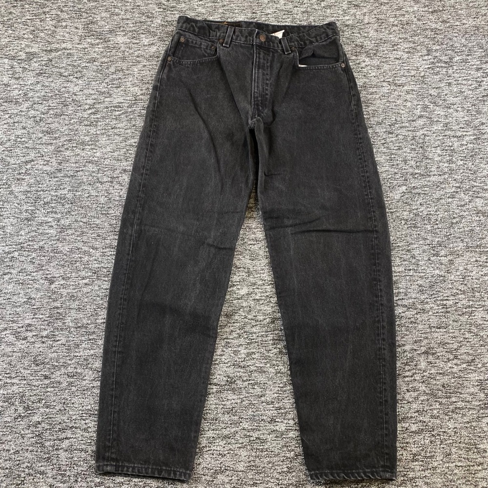 Vintage Levis 550 Jeans Mens 33x31 Faded Black Relaxed Tapered USA Made 1995